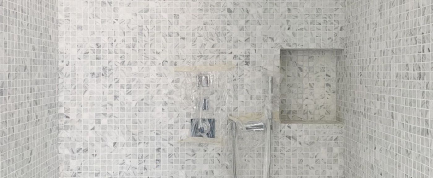 Charoenkrung Residence bathroom mosaic